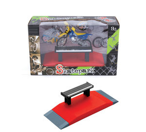 Simulation de <span class=keywords><strong>Mini</strong></span> doigt en alliage métallique, ensemble de vélos, moto, parc de <span class=keywords><strong>skate</strong></span> - Product Image 4