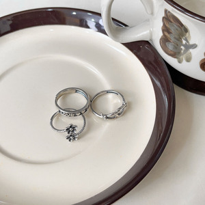 S925 Sterling Silver Flower <b>Open</b> <b>Ring</b> For Women Index Finger Gift Jewelry - Product Image 4