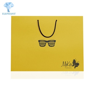 Custom Unique Colour Printing Yellow Paper Bag With Your Own Logo Luxury Brand Packaging Paper Bag - Product Image 2