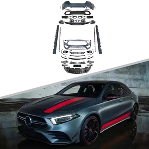 Kit de carrosserie de style <span class=keywords><strong>A45</strong></span> AMG pour pare-chocs de voiture, pièces extérieures résistantes à l'usure pour Benz W177 berline 2019-<span class=keywords><strong>2022</strong></span>, kit de style automobile modifié - Product Image 3