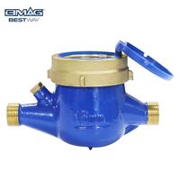 BMAG ISO 4064 classe C classe B DN15-DN40 NPT filetage débitmètre d'eau Type sec en laiton Multi Jet compteur d'eau