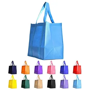 Eco Friendly Recyclable Non Woven Shopping Bag with Bottom Cardboard