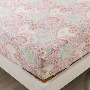 बेडडिंग सेट गुलाबी पैस्ली ने बैग में पैक किए गए 4 टुकड़े बुने हुए पॉलिएस्टर बैग में पैक किए गए - Product Image 5