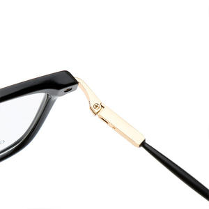 Lunettes de vue carrées grises à monture complète 70013 unisexe avec protection anti-UV - Product Image 5