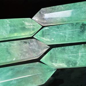 Wholesale Natural <b>Crystal</b> Green Fluorite Tower Eco-Friendly Healing Carved <b>Crafts</b> Fengshui Gemstone Room Gift - Product Image 6