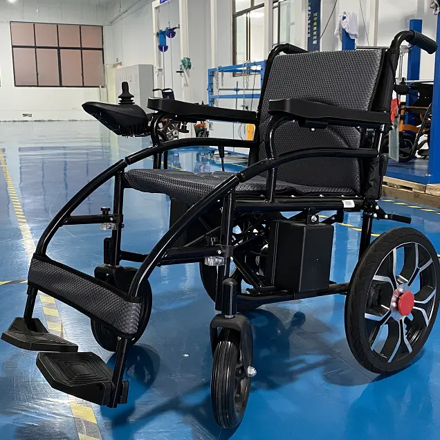 New Design Electronic wheelchair folding handicapped electric wheel chair sillas ruedas
