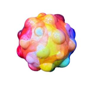 बच्चों के लिए चंद्रमा हाई-बाउंसिंग स्पोर्ट्स बॉल-रंगीन नरम खिलौना 6 सेमी pu इनडोर/आउटडोर उपयोग अनुकूलित लोगो - Product Image 4