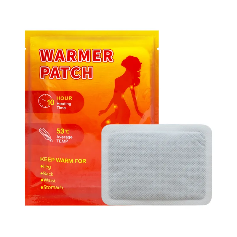 Parches térmicos para mantener el calor corporal, producto en oferta, tratamiento de parches de pasta de calor para dismenorrea, Parche de útero cálido