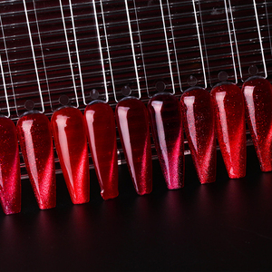 Esmalte de Uñas en Gel Rojo Ojo de Gato 2025, Sin Olor, <span class=keywords><strong>Semipermanente</strong></span>, Larga Duración, Estilo Gema de Rubí, Nueva Moda, Suministro de Fábrica - Product Image 3