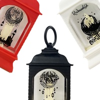 641252 Lanternes artificielles Ramadan, lot de 3 couleurs, 12 pièces, 15,5x7x3,6cm, fournitures Ramadan en gros