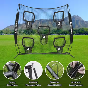 <span class=keywords><strong>Filet</strong></span> d'entraînement <span class=keywords><strong>de</strong></span> football portable personnalisé 6*6 FT, <span class=keywords><strong>filet</strong></span> <span class=keywords><strong>de</strong></span> lancer pour sport en extérieur, <span class=keywords><strong>but</strong></span> <span class=keywords><strong>de</strong></span> baseball et <span class=keywords><strong>de</strong></span> football avec 5 poches cibles Xinghai Sports - Product Image 3