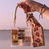 Boîte élégante en PMMA à 6 faces, boîte cadeau de mariage en acrylique, coffret cadeau de luxe pour anniversaire, boîte en lucite pour après-fête (boîte uniquement)