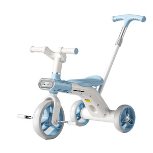 Patinete Infantil 3 en 1 de Tres Ruedas, Disponible en Varios Colores, Se Puede Sentar o Usar para Montar, Juguete para Bebés - Product Image 1