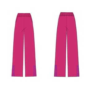 Pantalon <span class=keywords><strong>AMENO</strong></span> pour femmes en lin de couleur unie taille moyenne - Product Image 5