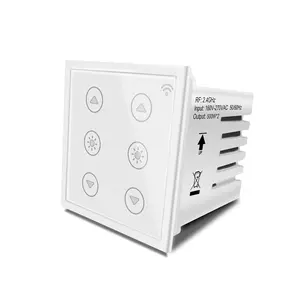 Módulo elétrico sem fio controlado 2 canais, 2 gang dimmer tuya switch