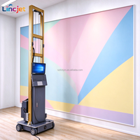 Imprimante murale UV LINCJET LC-A2 avec positionnement laser, machine d'impression murale numérique pour une décoration murale précise et artistique