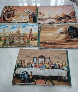 <span class=keywords><strong>Tapisserie</strong></span> murale en brocart de chevaux à motif personnalisé de 23x35 pouces inspirée du design d'Aubusson - Product Image 6