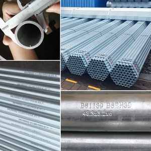 Tuyau en acier galvanisé à chaud pour échafaudage, profil <span class=keywords><strong>rond</strong></span>, tube en <span class=keywords><strong>fer</strong></span> galvanisé pour la construction - Product Image 2