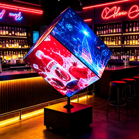 Pantalla LED Cubo Mágico de Seis Vídeos Personalizable de Fábrica para Exhibición en Centros Comerciales, Publicidad Comercial o Discotecas