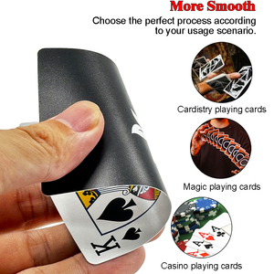 Miễn Phí Mẫu Tùy Chỉnh Poker Thẻ In Ấn Đầy Đủ Tùy Biến Thiết Kế & Dịch Vụ OEM 63*88Mm Chơi Thẻ Casino Chất Lượng - Product Image 5