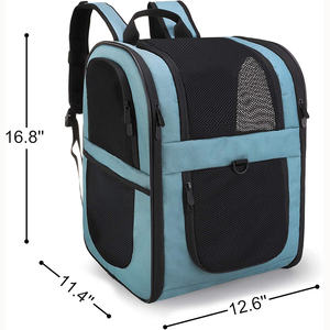 Bolsa de transporte para perros de muestra gratis Go Pet Travel Pet Dog Cat Carrier Case Airline Aprobado Pet Dog Carrier Bags - Product Image 6