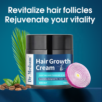 Krim Rambut Organik Label Pribadi 100% Ekstrak Tumbuhan Alami Murni, Menutrisi, Mengembangkan Rambut, Minyak Pijat Kulit Kepala untuk Pria