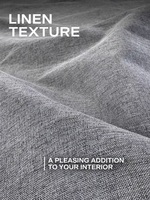 Rideau de Douche Imperméable en Faux Lin Texturé sur Mesure CF pour Hôtel et Maison avec 20 Crochets et Attache Magnétique