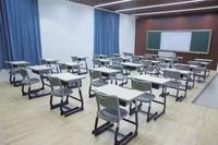 Nouvel ensemble de chaise de bureau réglable, écologique et durable avec plateau en bois et structure métallique pour salles de classe du collège, tailles personnalisées