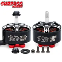 Moteur Brushless CW 14 pôles Surpass Hobby Bat S3115 KV900/KV1050 6S avec axe métallique M5 pour Drone de Course FPV RC Quadcopter