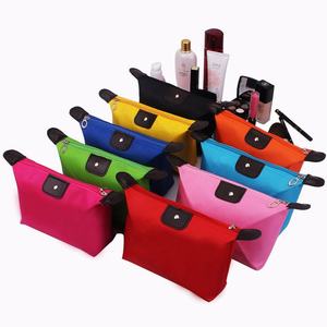 Eco Friendly Cosmetic Bag Women Private Label Custom Make up Bag & <b>Cases</b> Zipper Nylon <b>Makeup</b> Bag Cosmetic With Personal Logo - Product Image 3