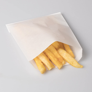 Vente en gros personnalisée d'usine, sac en papier kraft jetable résistant à l'huile pour collation, emballage d'aliments frits, sac de côtelettes de <span class=keywords><strong>poulet</strong></span> à hamburger avec logo - Product Image 2
