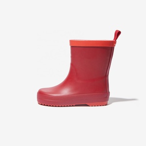 Bottes <span class=keywords><strong>de</strong></span> <span class=keywords><strong>pluie</strong></span> imperméables et durables en caoutchouc pour enfants, garçons et filles, unisexes, chaussures d'extérieur pour boue, faciles à enfiler, antidérapantes, doublure douce - Product Image 2