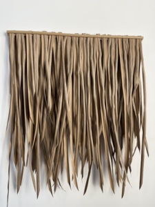 Tuiles <span class=keywords><strong>de</strong></span> toit <span class=keywords><strong>de</strong></span> chaume artificielle <span class=keywords><strong>de</strong></span> conception traditionnelle protégées contre les UV Real naturel <span class=keywords><strong>de</strong></span> longue durée pour des hôtels <span class=keywords><strong>Bali</strong></span> Seaside Resorts Houses Plain - Product Image 3