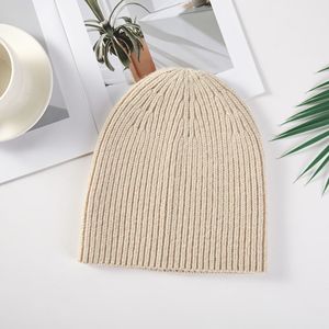 Bonnets d'hiver en <span class=keywords><strong>cachemire</strong></span> pur pour femmes - Logo personnalisé de créateur, luxe, mode, tricot chaud, tissu côtelé courant, pour les voyages d'affaires - Product Image 4