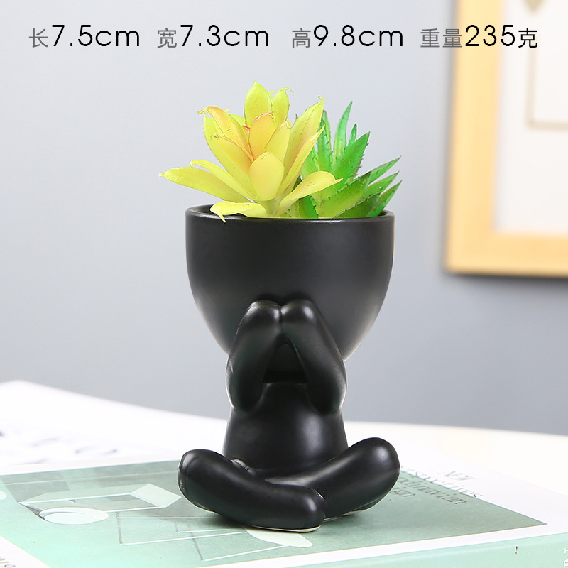 E Black (only vase)