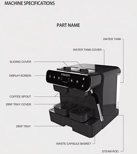 Seaver 19bar bán thương mại <span class=keywords><strong>Espresso</strong></span> viên nang Máy pha cà phê bán buôn máy pha cà phê viên nang điện cho khách sạn - Product Image 4