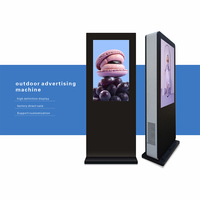 Totem numérique extérieur étanche IP65 de 49 pouces pour la publicité en libre-service, l'animation et la signalisation pour les centres commerciaux et les magasins de détail