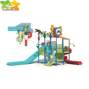 Équipement de parc aquatique Toboggans de parc aquatique en plein air pour enfants Équipement de piscine à vendre - Product Image 4