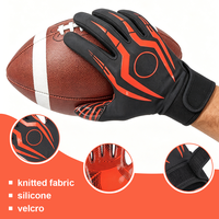 Guantes Deportivos de Fútbol y Rugby Personalizables con Palma de Alto Agarre, Transpirables, Cómodos y Duraderos para Deportes al Aire Libre