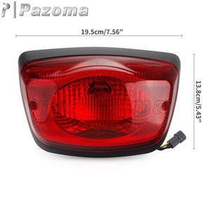 Fanale posteriore moto fanale posteriore per PIAGGIO 50 <span class=keywords><strong>125</strong></span> 150 <span class=keywords><strong>LX</strong></span> S 4T 4V 2005-2014 12v rosso freno Stop fanale posteriore luci - Product Image 6