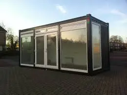 Cabina mobile modulare, camera prefabbricata moderna, ufficio e sala d'esposizione, 6,1 m