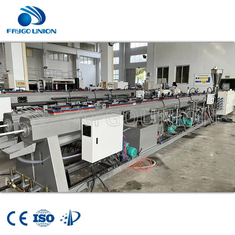 페이고 유니온 전기 50mm PVC 파이프 압출기 제조 기계