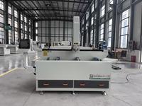 Machine de perçage et de fraisage CNC contrôlée par PLC OUWO pour la fabrication de fenêtres en aluminium pour usine de murs-rideaux