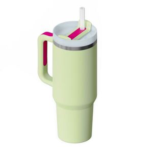 Couvercle et paille isolés anti-fuite pour gobelet, en vrac, avec bouteille d'eau en silicone - Product Image 4