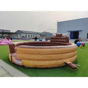 Toro mecánico inflable comercial para parques de atracciones, juego de toro mecánico inflable para carnavales, toro inflable. - Product Image 1