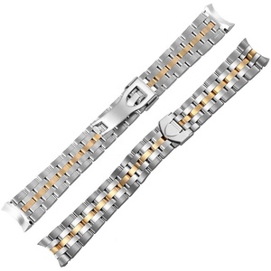 Bracelet de montre en acier massif 13 17 19 mm Bracelet de montre en métal 20mm incurvé pour Montres Super Clone Prince pelagos Black Bay Gmt - Product Image 6