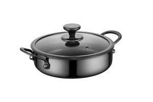 Sartén <span class=keywords><strong>KitchenAid</strong></span> de 5 Capas de <span class=keywords><strong>Acero</strong></span> <span class=keywords><strong>Inoxidable</strong></span> Pulido, Compatible con Placas de Inducción (31cm/12.25in), para Estufas de Gas/Eléctricas - Product Image 6