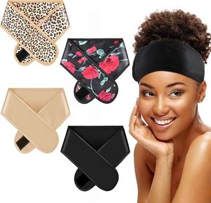 YUSEN Eco-Friendly Double Sided <b>Silk</b> Satin Hair Wrap Luxurious Nighttime Protection <b>Headband</b> for Black Women - Product Image 2