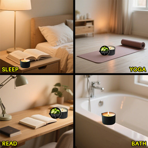 Aceite de Masaje con Fragancia de Diseño Nuevo, Alivio Relajante, Aceites Esenciales de 2 oz, Vela de Aceite de Masaje con Tapa para el Cuidado de la Piel - Product Image 6