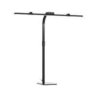 Lampe de bureau LED col de cygne CE RoHS à intensité tactile, lumière de table 3000K-6500K, lampe de protection oculaire pour le travail de bureau, la lecture et l'étude